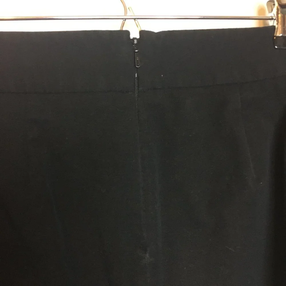 Talbots Black Mini Career Casual Skirt Size 14